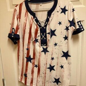 Stars and Stripes top